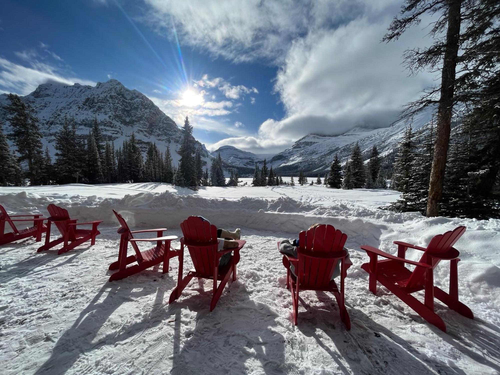 The Lodge At Bow Lake 露易丝湖 外观 照片